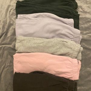 Rosa Brandy Melville Sweatpants